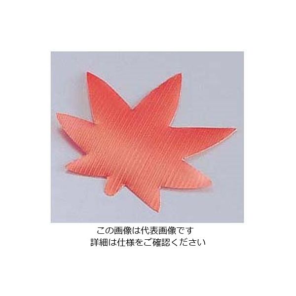 旭創業 バラン 紅葉型(1，000枚入) 赤 62-6650-15 1ケース(1000枚)（直送品）