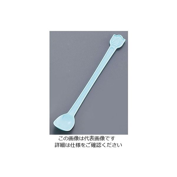 アサヒ徳島 使い捨てマドラースプーン(500本入) ブルー 袋入 62-6651-38 1ケース(500本)（直送品）
