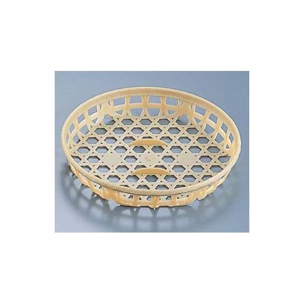 遠藤商事 竹ざる風 プラザル丸(10個入) 5888 150グリーン 62-6655-51 1ケース(10個)（直送品）