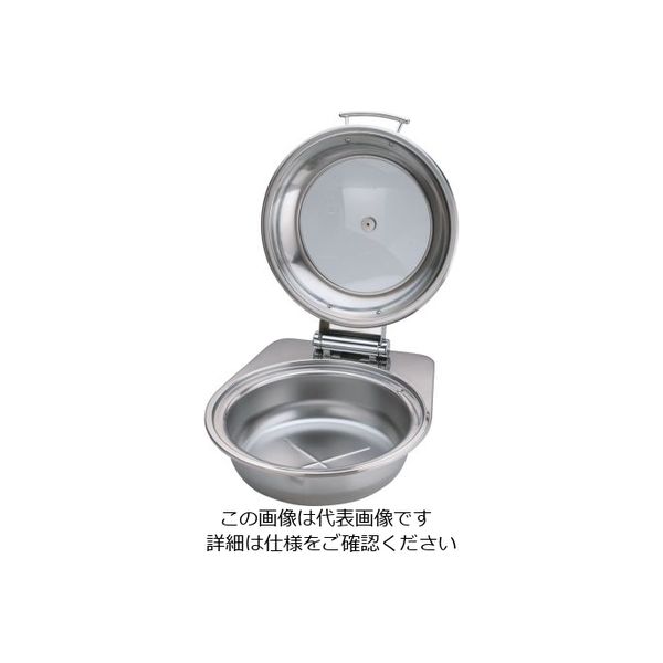 三宝産業 KINGO IH丸チェーフィング FP無 ガラスカバー式 小 D105 1個 62-6657-74（直送品）