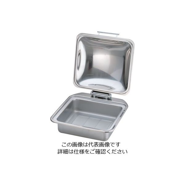 三宝産業 KINGO IH角チェーフィング FP無 STカバー式2/3 D102G 1個 62-6657-82（直送品）