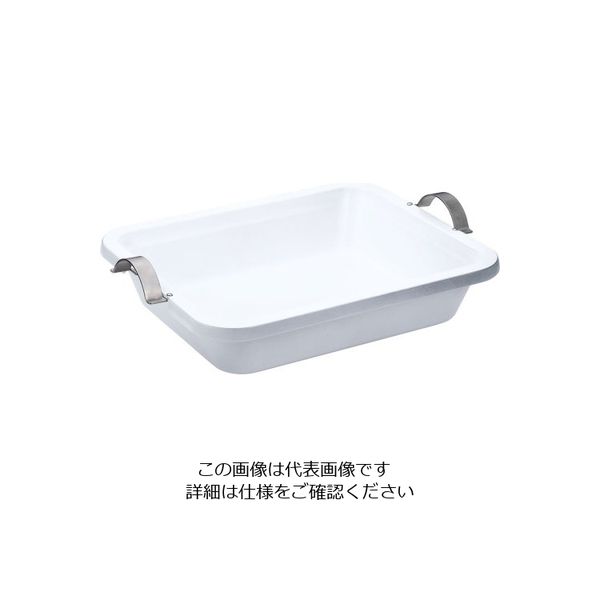 三宝産業 UK IHアルミキャスト角フードパン手付 セラミック塗装 1/2 62-6658-64 1個（直送品）