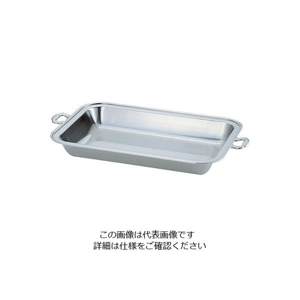 遠藤商事 UK18ー8バロン角チェーフィング用 フードパン深型 26インチ 62-6659-90 1個（直送品）