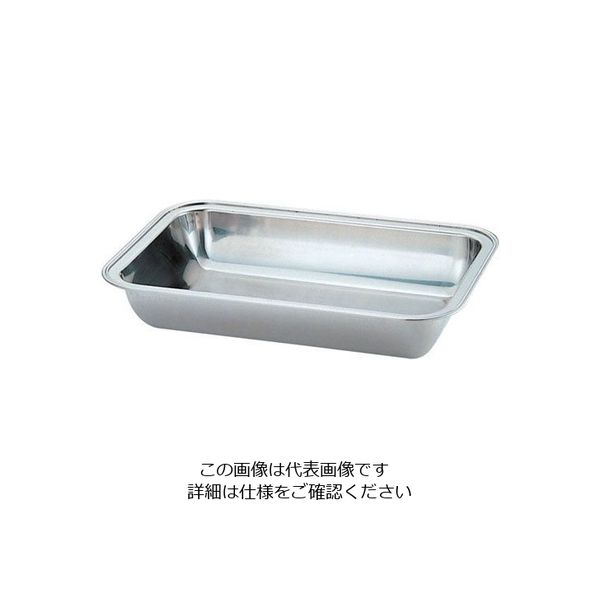 遠藤商事 UK18ー8バロン角チェーフィング用 ウォーターパン 22インチ 62-6659-97 1個（直送品）