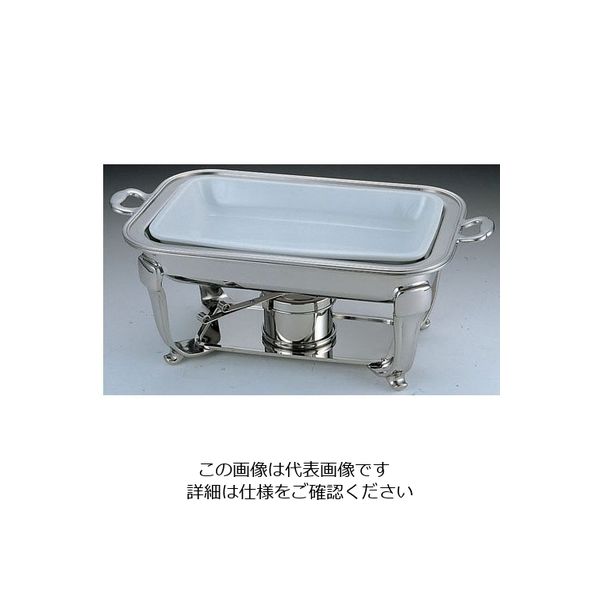 【特別セール品】 三宝産業 62 16インチ UK18ー8バロン角チェーフィング用陶器 業務用洗剤