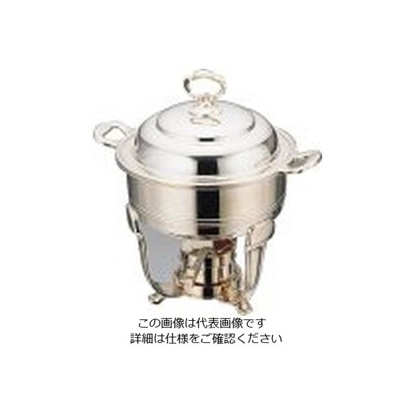 三宝産業 UK18ー8バロンスープチェーフィング 10インチ 深型 (2l) 62-6663-98 1個（直送品）