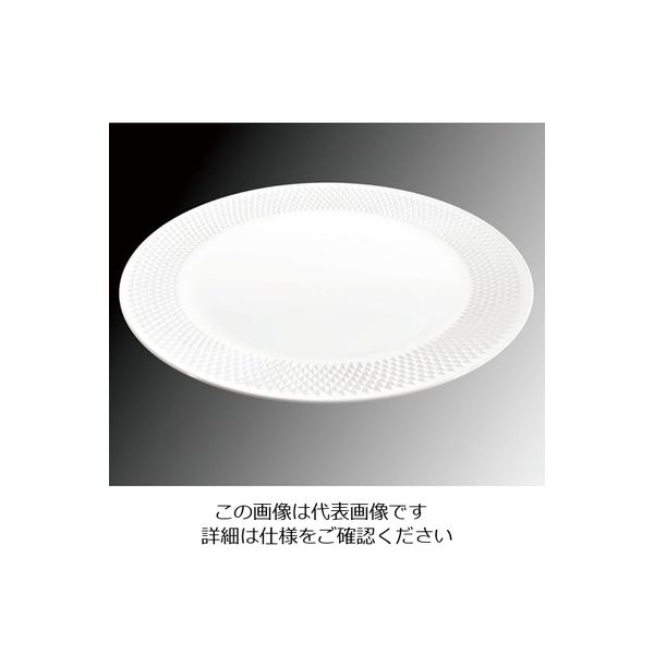 遠藤商事 KINGO 網目模様 丸プレート 小 62-6679-88 1個（直送品）