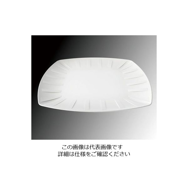 遠藤商事 KINGO ストライプ模様 角プレート 小 62-6679-90 1個（直送品）