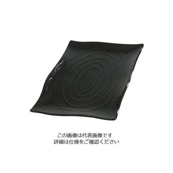 カーライルフードサービスプロダクツ テラテクスチャード レクタングルプラター L ブラック 44524 62-6667-95 1個（直送品）