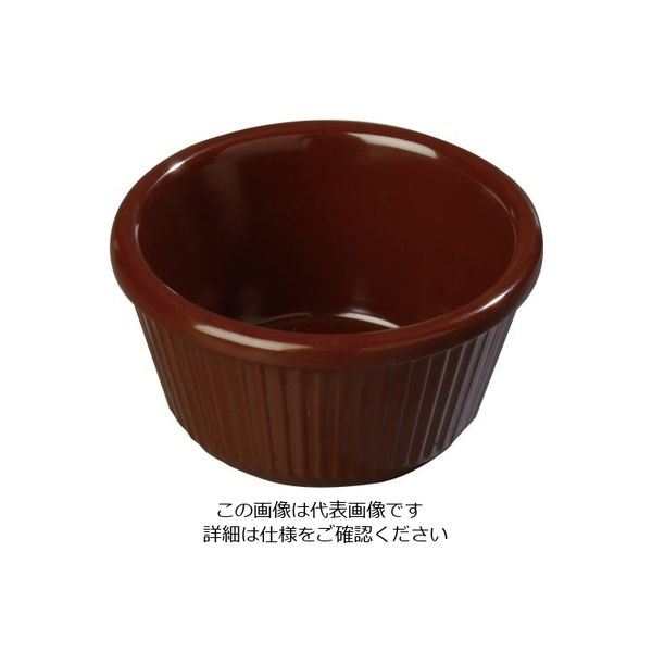 カーライルフードサービスプロダクツ カーライル フルーテッドラメキン ブラウン S287 1個 62-6668-44（直送品）