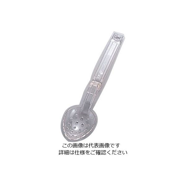遠藤商事 セントローマン 穴明サービススプーン 01569 クリアー 62-6669-52 1本（直送品）