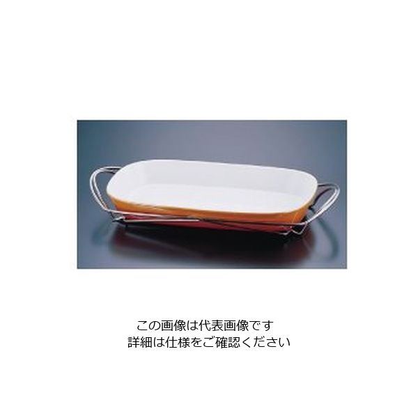 遠藤商事 SAシャトレ 角グラタンセット 9-1011-39B 1セット 62-6670-03（直送品）