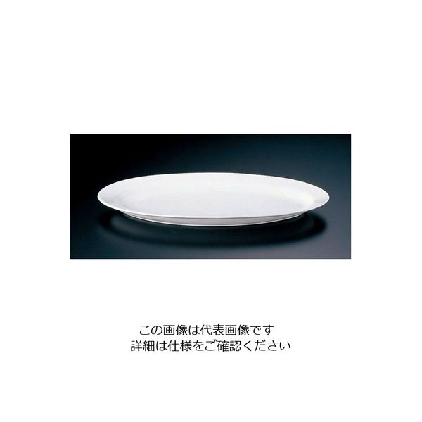 ミヤザキ食器 グランデビアンカ オーバルプレート GB1233 (L) 62-6673-89 1枚（直送品）