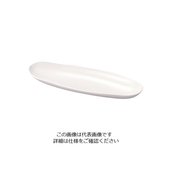 若泉漆器 メラミン 小判長手盛鉢 小 32cm 62-6675-17 1個（直送品）