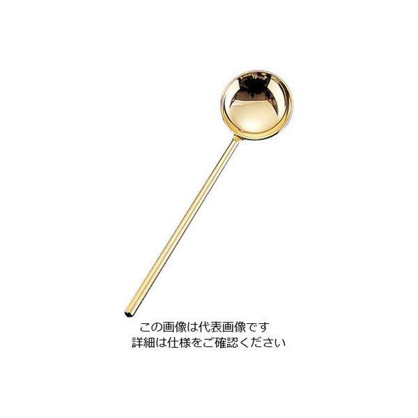 遠藤商事 TKG18ー8プチ中華お玉(金メッキ付) 62-6676-71 1本（直送品）