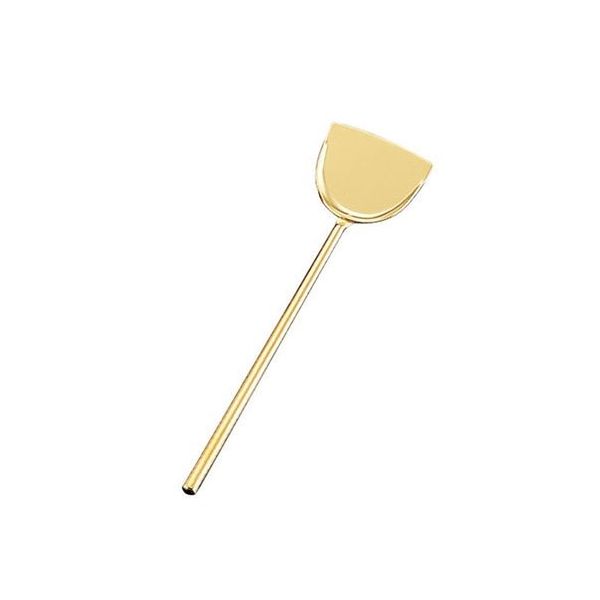 遠藤商事 TKG18ー8プチ中華ヘラ(金メッキ付) 62-6676-73 1本（直送品）