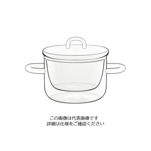 Bormioli Luigi ダブルウォールフード&デザイン(2ヶ入) ポット&リッド 11643/01 1ケース(2個)（直送品）