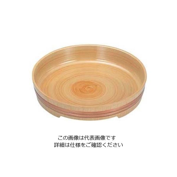 若泉漆器 丸桶 白木塗 尺0寸 Mー2ー42 62-6676-32 1個（直送品）