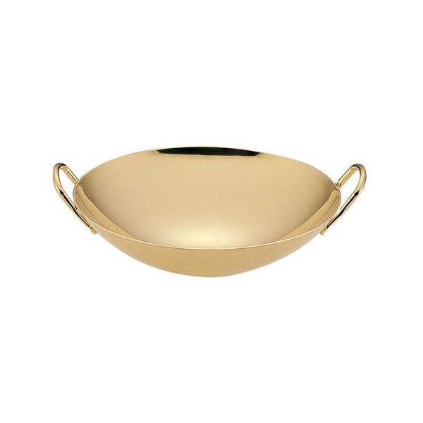 遠藤商事 TKG18ー8プチ中華鍋(金メッキ付) 9cm 62-6676-40 1個（直送品）