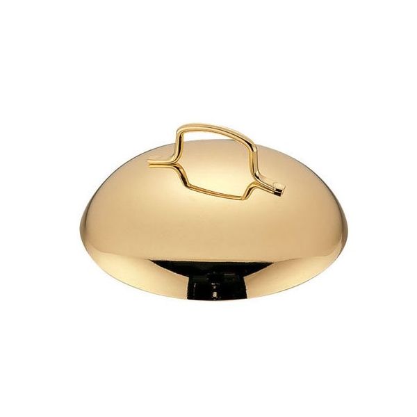 遠藤商事 TKG18ー8プチ中華鍋用蓋 金メッキ付 8cm用 62-6676-51 1個（直送品）
