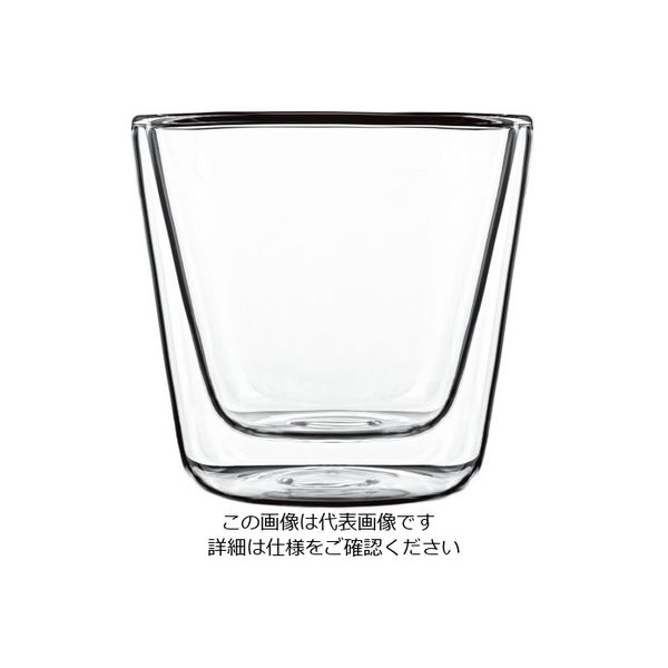 Bormioli Luigi ダブルウォールフード&デザイン(2ヶ入) コニカル 10329/01 1ケース(2個) 62-6677-42（直送品）