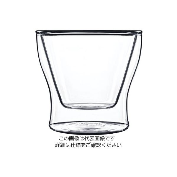 Bormioli Luigi ダブルウォールフード&デザイン(2ヶ入) ショパン 10328/01 1ケース(2個) 62-6677-45（直送品）