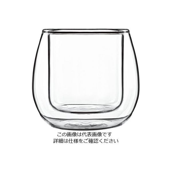 Bormioli Luigi ダブルウォールフード&デザイン(2ヶ入) アメティスタ 10007/01 1ケース(2個)（直送品）