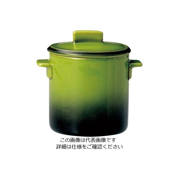 ミヤザキ食器 ソレイユ 蓋付カップ SS SO4808 グリーン 62-6678-11 1個（直送品）