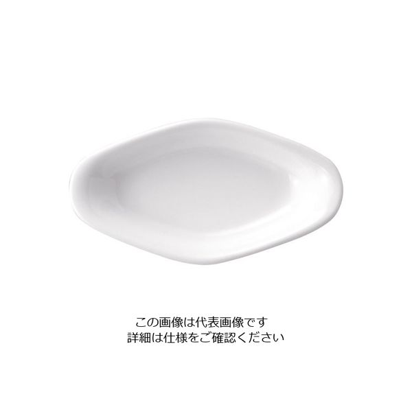 ミヤザキ食器 ピッコロビアンカ ダイアモンドディッシュ (M)6 3/4インチ 62-6678-51 1個（直送品）