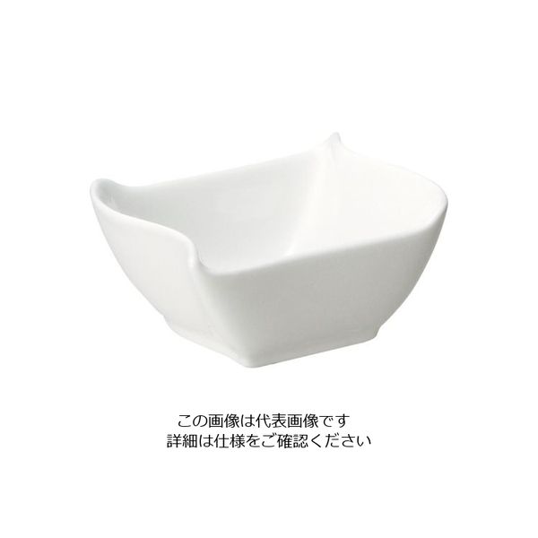 ミヤザキ食器 ピッコロビアンカ ウェーブボウル 4インチ 62-6678-52 1個（直送品）