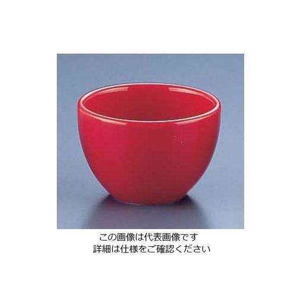 エムズジャパン 丸型珍味入 赤 D-125 1個 62-6678-65（直送品）