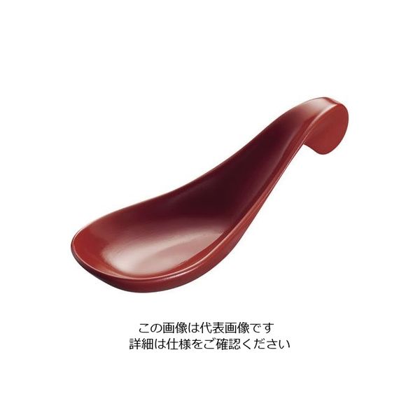 台和 メラミン 立ちレンゲ 朱 MR-13 1個 62-6678-90（直送品）