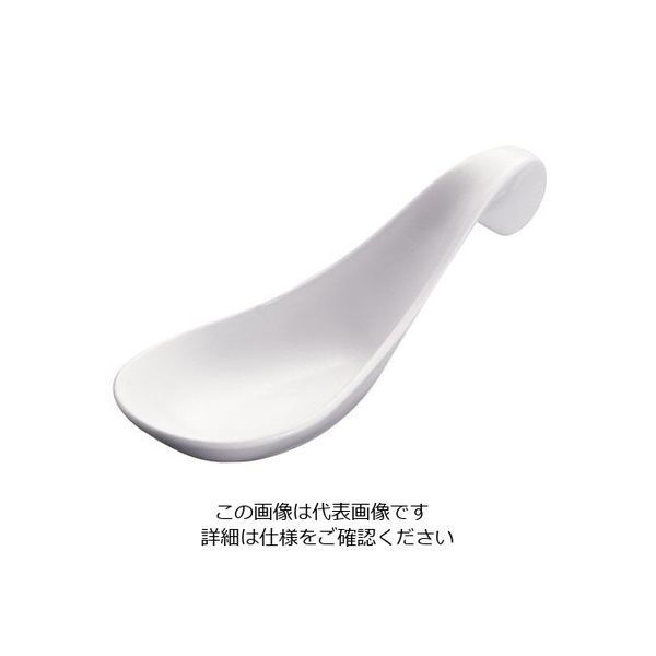 台和 メラミン 立ちレンゲ 白 MR-13 1個 62-6678-91（直送品）