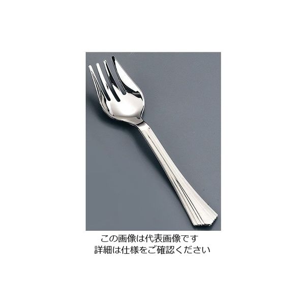 ティー・ティー・シー プラシルバー サラダサービスフォーク (10本入) B-L-002 1ケース(10本) 62-6679-40（直送品）