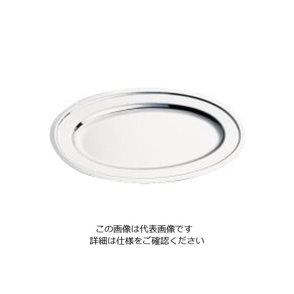 和田助製作所 SW18ー8プレーン小判皿 16インチ 62-6687-66 1枚（直送品）