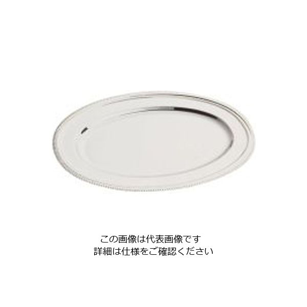 和田助製作所 SW18ー8菊渕小判皿 16インチ 62-6687-94 1枚（直送品）