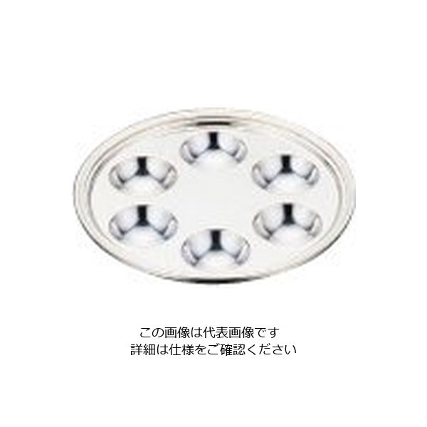 三宝産業 UK18ー8エスカルゴデッシュ71/2インチ (6穴)菊渕 62-6691-12 1個（直送品）