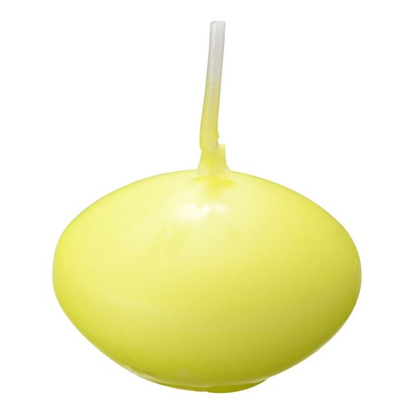 遠藤商事 フラットキャンドル(24ヶ入)40045 イエロー 62-6698-29 1ケース(24個)（直送品）