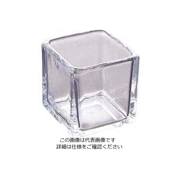 カメヤマ キャンドルホルダー キュービック S1175ー00ー00W 62-6698-34 1個（直送品）