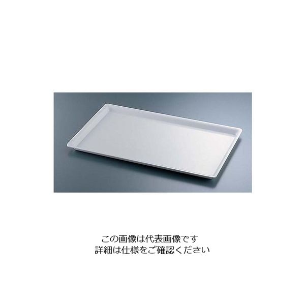 カルミル カル・ミル アクリルシャロートレー ホワイト 325-12-15 1枚 62-6692-87（直送品）