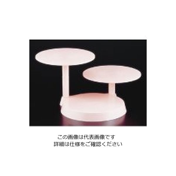 遠藤商事 モデコール ツインケーキスタンド (ピンク) 30016 1個 62-6695-71（直送品）