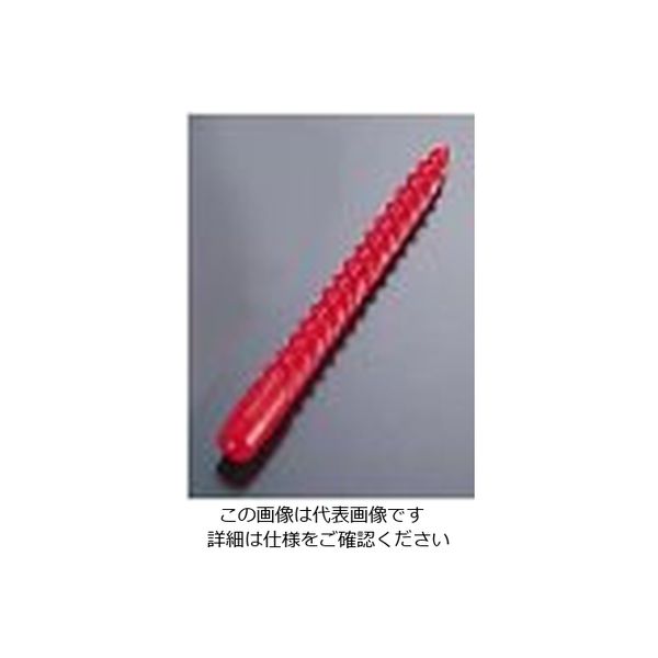 遠藤商事 スパイラルキャンドル 8インチ レッド (1打入) 62-6697-10 1ダース(12本)（直送品）