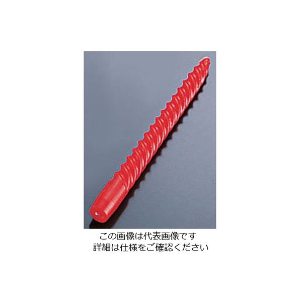 遠藤商事 スパイラルキャンドル 10インチ レッド (1打入) 62-6697-13 1ダース(12本)（直送品）