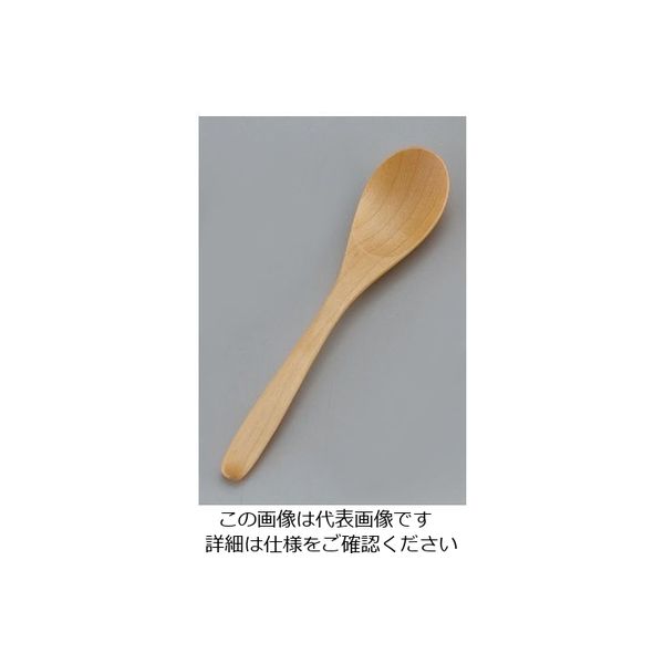 クラフト木の実 木製メープルカトラリー 子どもスプーン 61773 1本 62-6721-91（直送品）