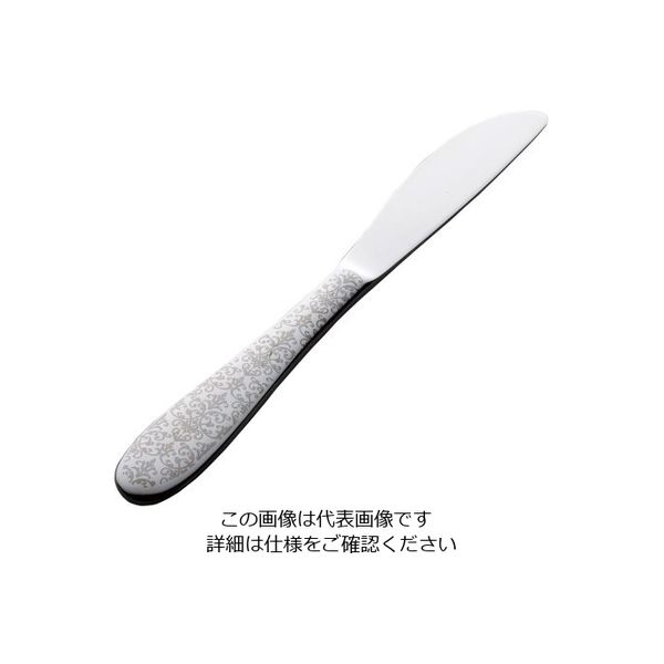 トーダイ (18ー8)ボーノ ヨーロピアン A 白 デザートナイフ 62-6720-55 1本（直送品）