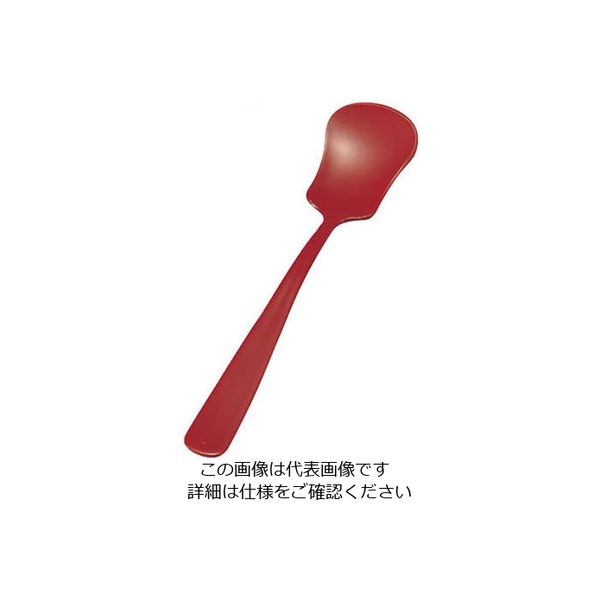 若泉漆器 アイスクリームスプーン 朱 1ー772ー18 62-6722-35 1本（直送品）