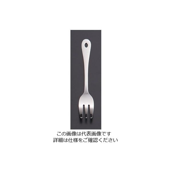 ワダコーポレーション 18ー0 お子様フォーク 3本刃 穴明 62-6723-30 1本（直送品）