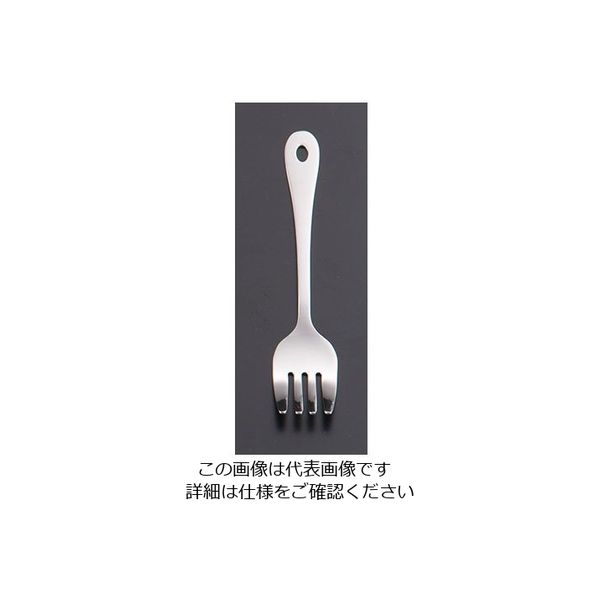 ワダコーポレーション 18ー0 お子様フォーク 4本刃 穴明 62-6723-31 1本（直送品）