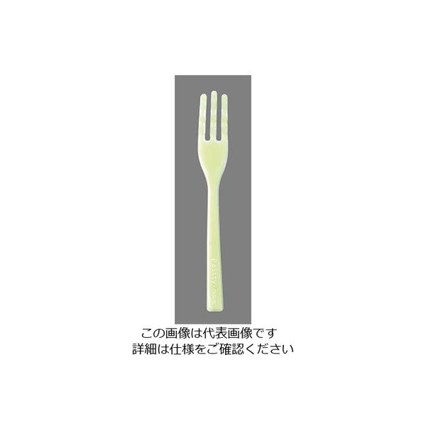 片力商事 ピティ シリコン ヌードルフォーク グリーン 62-6724-16 1本（直送品）