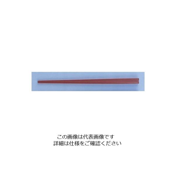 台和 ニューエコレン中華箸 ノーマル 23cm レッド(50膳入) 62-6725-64 1ケース(50膳)（直送品）